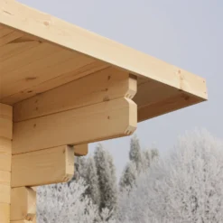 Forest Mendip 5.0m X 4.0m Log Cabin Double Glazed, 34kg Polyester Felt, Plus Underlay - Installation Included -Lifetime Sales 12833120 1994833199081557