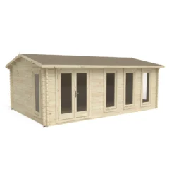 Blakedown 6m X 4m Log Cabin Double Glazed 24kg Polyester Felt, No Underlay - Installation Included -Lifetime Sales 12833144 1684833194971908
