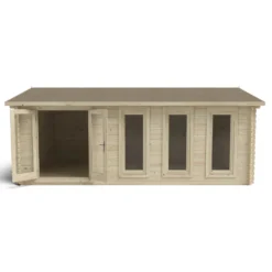 Forest Blakedown 6.0m X 4.0m Log Cabin Double Glazed 24kg Polyester Felt, Plus Underlay - Installation Included -Lifetime Sales 12833146 3484833199597797