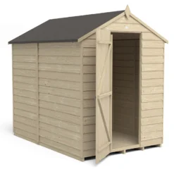 Forest 7 X 5ft Overlap Pressure Treated 7x5 Apex Shed - No Window -Lifetime Sales 12833292 1374833195352941
