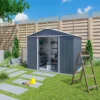 Yardmaster 10x8ft Metal Apex Shed -Lifetime Sales 12834201 6485040005656164