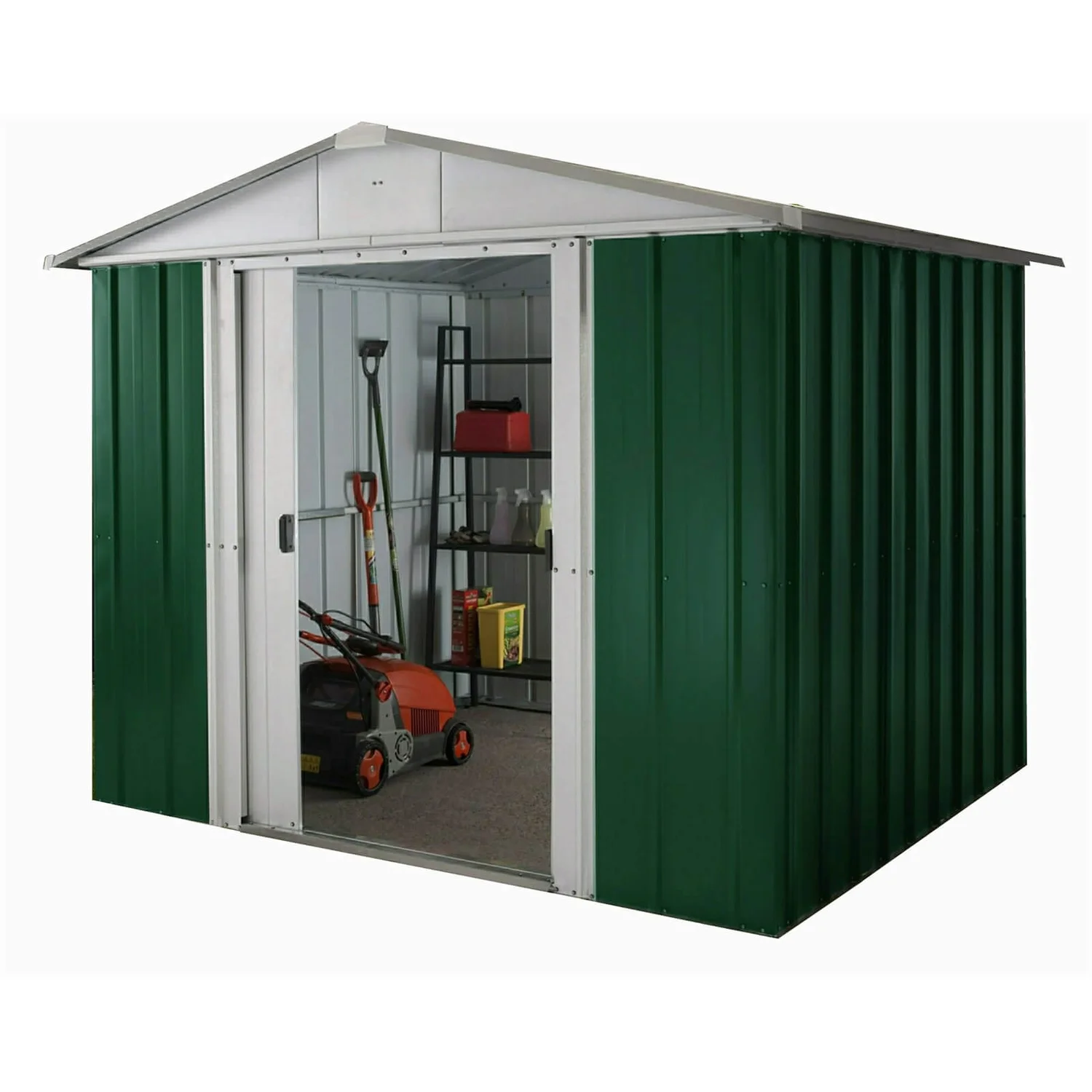 Yardmaster 8x7ft Metal Apex Shed 3 Yardmaster 8x7ft Metal Apex Shed