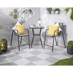 Granite Diamond Paving 450 X 450mm Dark Grey - Pack Of 78 -Lifetime Sales 12835394 1054832984254602