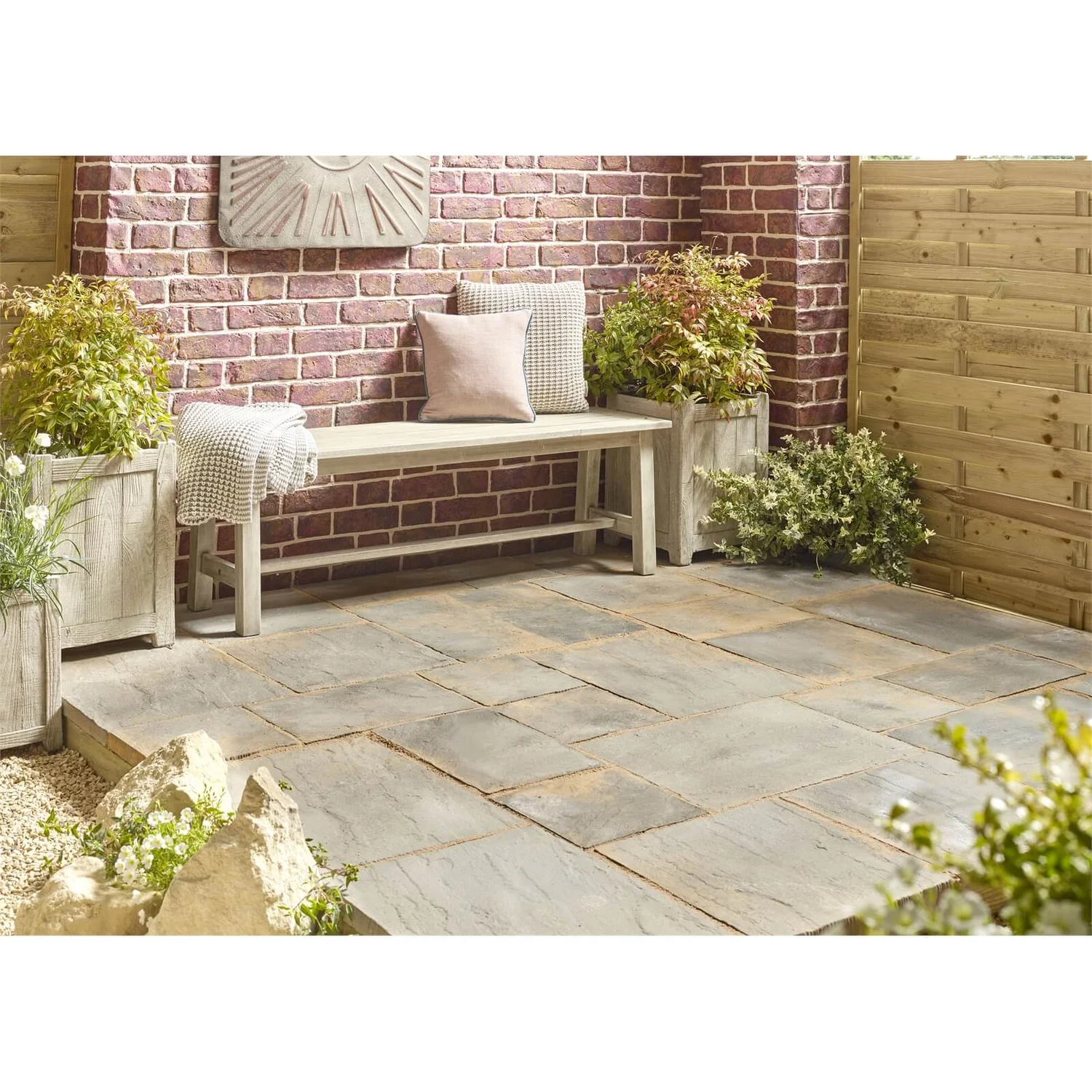 Chantry Paving 600 X 600mm Antique (Full Pack) 4 Chantry Paving 600 X 600mm Antique (Full Pack) - Image 2