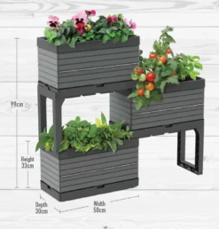 Modular Planter Set - Grey -Lifetime Sales 12836339 1784853672800836