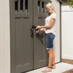 Lifetime 17.5 X 8 Ft Dual Entry Outdoor Storage Shed -Lifetime Sales 12836595 1175012583835617