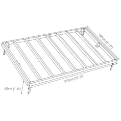 Mercia 10x6ft Pressure Treated Wooden Shed Base -Lifetime Sales 12838346 3954833200939562