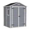 Keter Manor 6 X 5ft Outdoor Plastic Garden Storage Shed - Grey -Lifetime Sales 12840570 1255036178179955