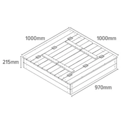 None Sand Pit With Seating And Cover -Lifetime Sales 12841983 2144833226019544