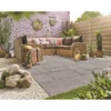 Stylish Stone Chantry Paving Patio Kit 10.22 Sqm Graphite -Lifetime Sales 12875994 1254843737915642