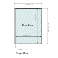 Country Living Southwell 8 X 4ft Premium Lean To Greenhouse Painted + Installation - Thorpe Towers -Lifetime Sales 12876015 1084843879552500