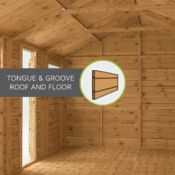 Country Living Tuxford 10 X 8ft Premium Traditional Summerhouse Painted + Installation - Aurora Green -Lifetime Sales 12876026 1825040028660479