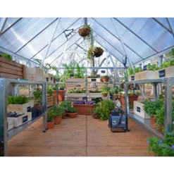 Palram Canopia Hybrid 6 X 4ft Silver Greenhouse -Lifetime Sales 12877508 4194861123937232