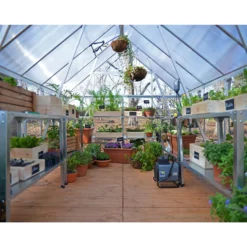 Palram Canopia Hybrid 6 X 6ft Silver Greenhouse -Lifetime Sales 12877510 9514853165976147