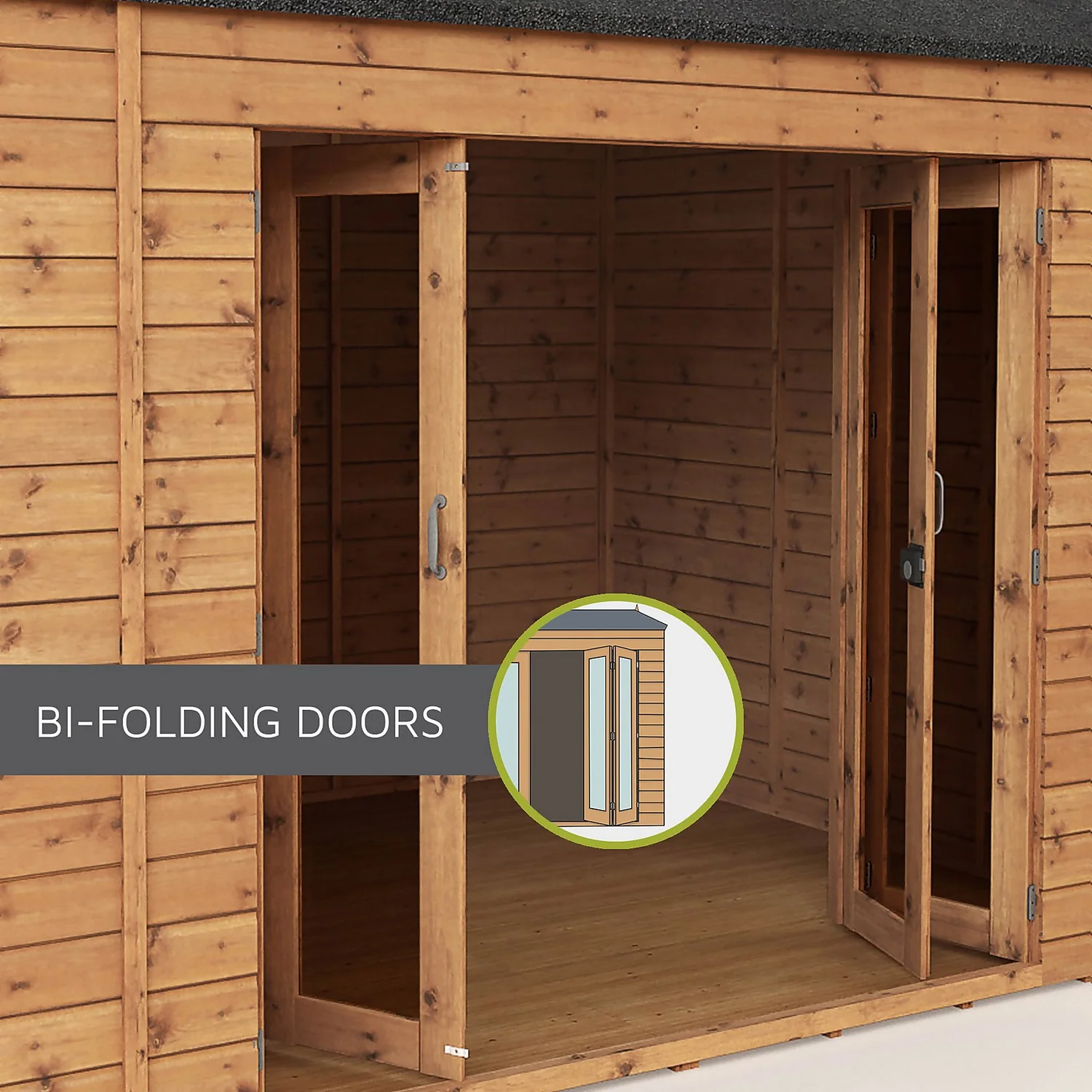 Country Living Hawksworth 10 X 8ft Summerhouse Painted + Installation - Thorpe Towers 7 Country Living Hawksworth 10 X 8ft Summerhouse Painted + Installation - Thorpe Towers - Image 5