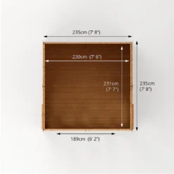 Country Living Hawksworth 8 X 8ft Summerhouse Painted + Installation - Thorpe Towers -Lifetime Sales 12881630 2035025527420583