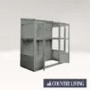 Country Living Durlston 6 X 3ft Traditional Tall Wall Greenhouse Painted + Installation - Thorpe Towers -Lifetime Sales 12881655 4524843878268944