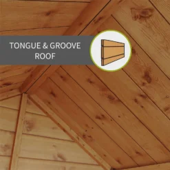 Country Living Overton 12 X 8ft Premium Garden Room Summerhouse With Side Shed Painted + Installation - Aurora Green -Lifetime Sales 12881697 7844843877844024