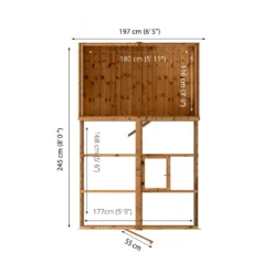 Country Living Grassthorpe 10 X 6ft Traditional Apex Greenhouse Combi Shed Painted + Installation - Aurora Green 16 Country Living Grassthorpe 10 X 6ft Traditional Apex Greenhouse Combi Shed Painted + Installation - Aurora Green -Lifetime Sales 12881727 1234976288196015