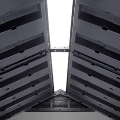 Keter Premier 7 X 7ft Outdoor Garden Apex Storage Shed - Grey -Lifetime Sales 12882034 2475036180455080