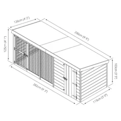 Mercia 10 X 4 Dog Kennel & Run -Lifetime Sales 12883214 4784849535215233