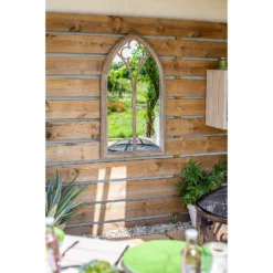 Church Window Outdoor Garden Mirror - 105cm -Lifetime Sales 12883608 1564875470381190