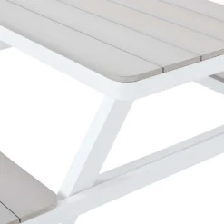 Picnic Bench - White & Grey -Lifetime Sales 12885210 1514846186591569