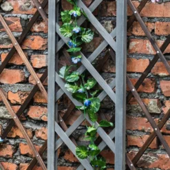 1.8m X 30cm Wooden Trellis Panel - Grey -Lifetime Sales 12885321 3515013038650902