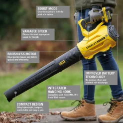 STANLEY FATMAX V20 18V Cordless Brushless Blower (Sfmcbl7M1-Gb) 14 STANLEY FATMAX V20 18V Cordless Brushless Blower (Sfmcbl7M1-Gb) -Lifetime Sales 12885849 7835052745693389