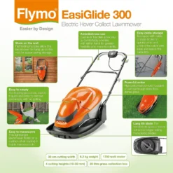 Flymo 1700W EasiGlide Electric Hover Lawn Mower - 30cm 13 Flymo 1700W EasiGlide Electric Hover Lawn Mower - 30cm -Lifetime Sales 12885897 1864846118755047