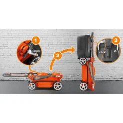 Flymo 1400W EasiStore 340R Electric Lawn Mower - 34cm -Lifetime Sales 12885911 5034846175207487