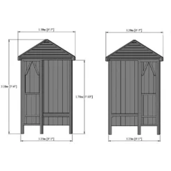 Shire Honeysuckle Corner Arbour - 4x4ft -Lifetime Sales 12887170 8694856509717524