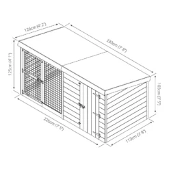 Mercia 8 X 4 Dog Kennel & Run - Including Installation -Lifetime Sales 12888128 2014843294603227