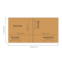 Mercia 8 X 4 Dog Kennel & Run - Including Installation -Lifetime Sales 12888128 2114843294637781