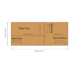 Mercia 10 X 4 Dog Kennel & Run (Installed) -Lifetime Sales 12888271 1234843293940485