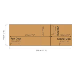 Mercia 12 X 4 Dog Kennel & Run (Installed) -Lifetime Sales 12888280 2054843290552060