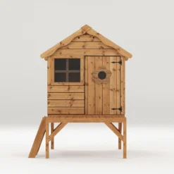 Mercia 4 X 7ft Snug Wooden Playhouse With Tower -Lifetime Sales 12888281 4805027835793860