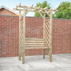 Mercia Pergola Seated Arbour -Lifetime Sales 12888303 1074884721422783