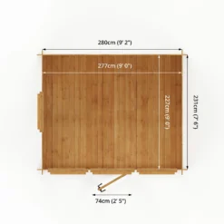 Mercia 3 X 2.5m 19mm Log Cabin -Lifetime Sales 12888307 1655023719255600