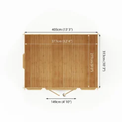 Mercia 4 X 3m 19mm Reverse Log Cabin -Lifetime Sales 12888463 8845023719209895