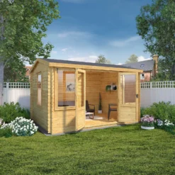 Mercia 4 X 3m 19mm Reverse Log Cabin (Installed) 13 Mercia 4 X 3m 19mm Reverse Log Cabin (Installed) -Lifetime Sales 12888474 6605023718765010