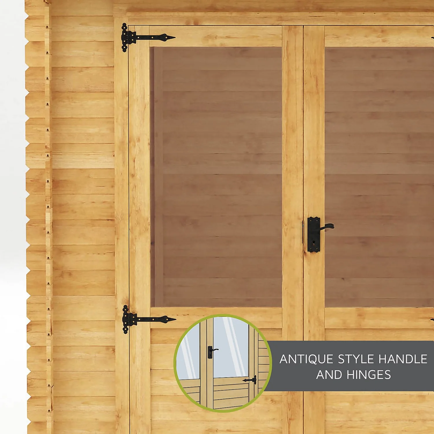Mercia 4 X 3m 19mm Log Cabin (Installed) 8 Mercia 4 X 3m 19mm Log Cabin (Installed) - Image 6