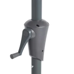 None 2.1m Crank & Tilt Parasol Light Grey - Dia. 38mm -Lifetime Sales 12888557 1024843673641374