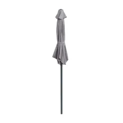 None 2.1m Crank & Tilt Parasol Light Grey - Dia. 38mm -Lifetime Sales 12888557 1054843673613402