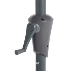 None 2.1m Crank & Tilt Parasol Dark Grey - Dia. 38mm -Lifetime Sales 12888560 1804843674218079