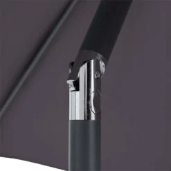 None 2.1m Crank & Tilt Parasol Dark Grey - Dia. 38mm -Lifetime Sales 12888560 2074843674185979