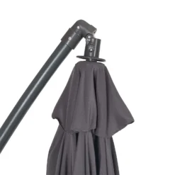 3m Overhanging Parasol - Dark Grey -Lifetime Sales 12888567 1604966185535941