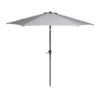 None 2.7m Crank & Tilt Parasol Light Grey - Dia. 38mm -Lifetime Sales 12888568 1524843674254226