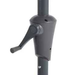 None 2.7m Crank & Tilt Parasol Light Grey - Dia. 38mm -Lifetime Sales 12888568 8604843674381042