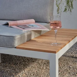 Spirit Metal Garden Corner Sofa Set - Grey -Lifetime Sales 12889918 5274869216234318